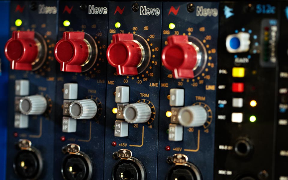 Neve preamps up close